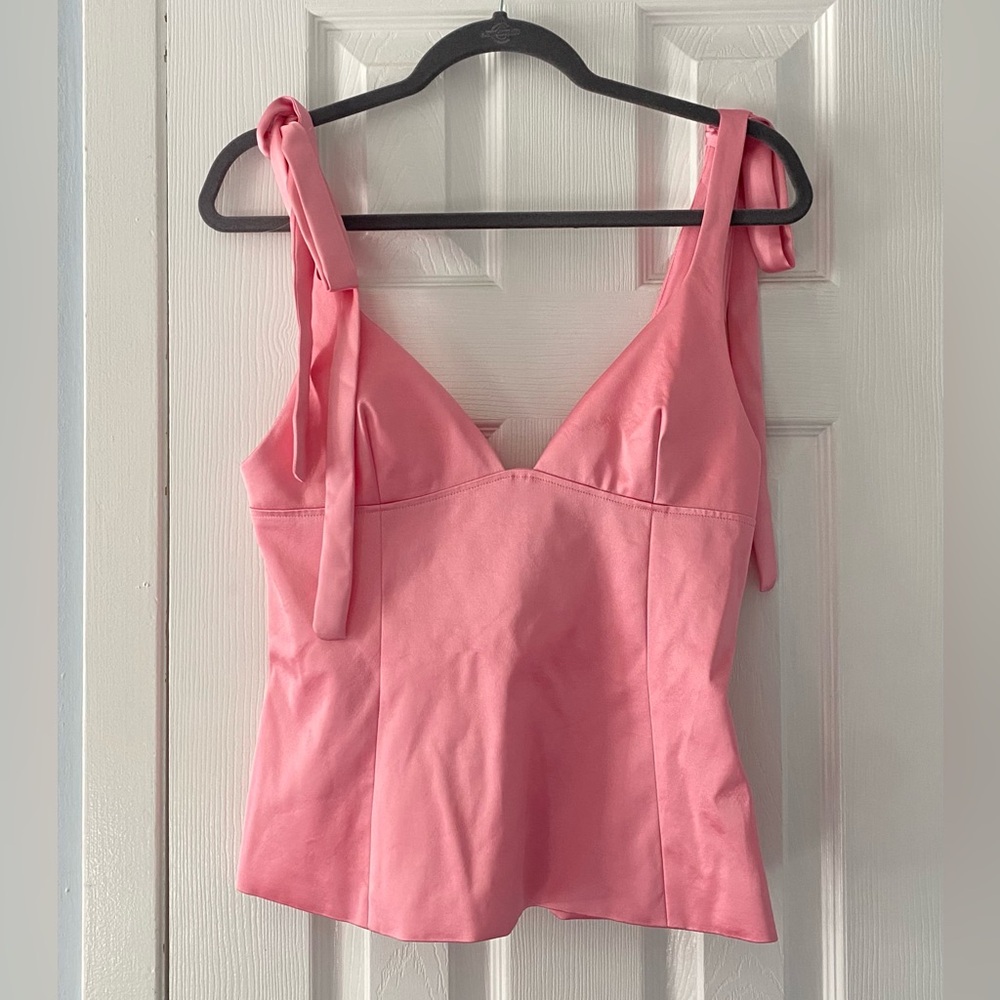 ZARA bubblegum pink tank